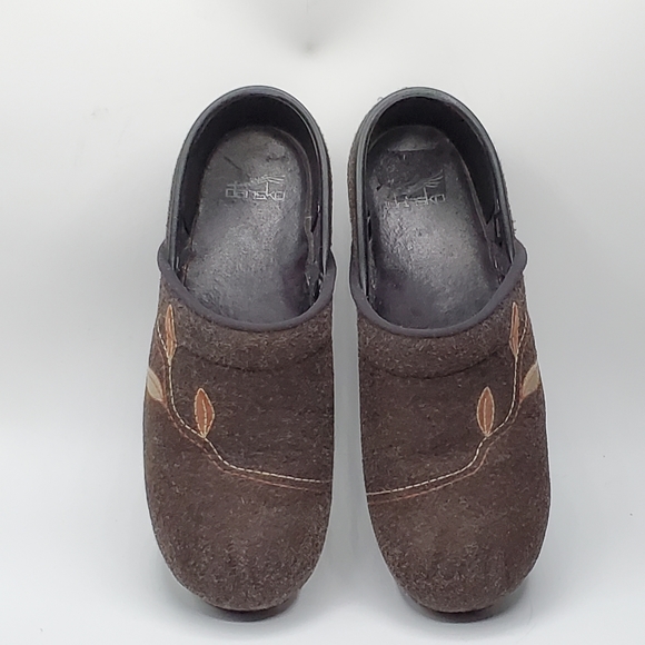 Dansko Felt Leaf Pattern Clog size 39 US 8.5 / 9 - Picture 7 of 15